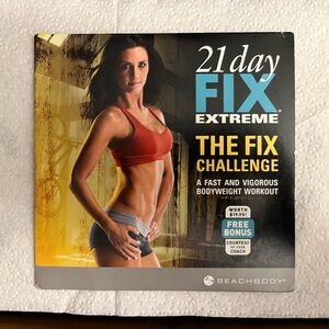 Beachbody The Fix Challenge DVD - Black and Yellow